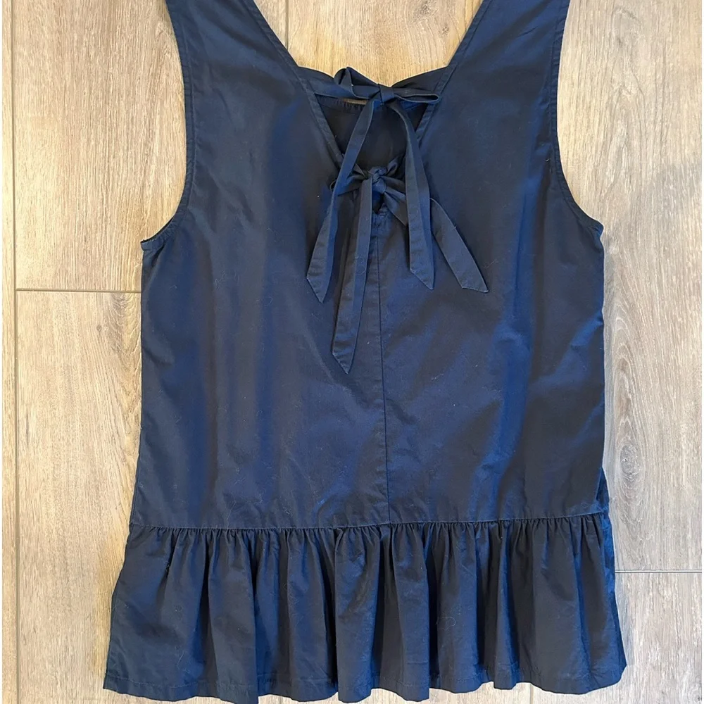 J Crew Navy Blue Sleeveless Top Size Extra Small